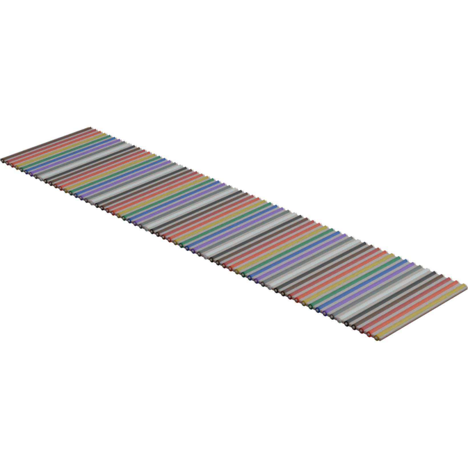 Molex-1000570216  28 AWG SPC 64 CONDUCTOR 050 PITCH RAINBOW