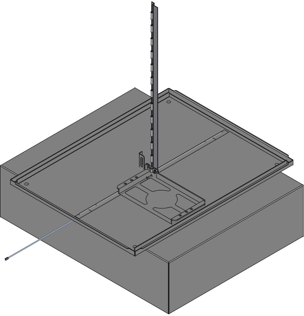 Hammond Manufacturing-1418K8 Kästen, Gehäuse und Gestelle Steel Wall Mount Single Door Enclosure