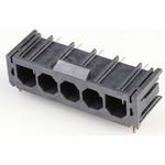 Conn Wire to Board HDR 5Power POS 7.49mm Solder RA Side Entry Thru-Hole Tray