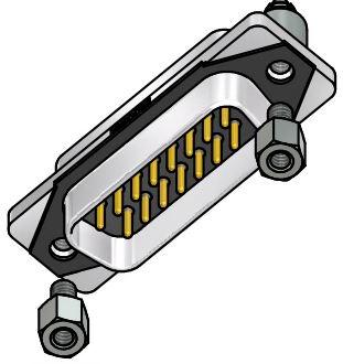 CONEC-15-006453 Steckverbinder, D-Sub Conn D-Sub PIN 15 POS 1.37mm Solder ST Thru-Hole 15 Terminal 1 Port