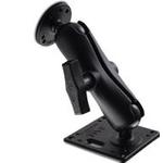 Mounting with 5.625 Inch double socket arm and VESA base