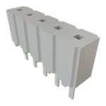 Conn Socket Strip SKT 5 POS 2.54mm Solder ST Thru-Hole Tube