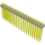 Conn Unshrouded Header HDR 46 POS 2.54mm Solder ST Thru-Hole Bulk