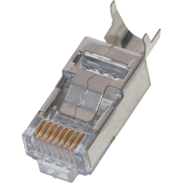 Molex-0449150022 Steckverbinder, Telefon und Telekommunikation Conn RJ-45 PL 8 POS 1.02mm Crimp ST Cable Mount 8 Terminal 1 Port Cat 6 Bag