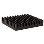 Heat Sink Passive BGA Pin Array Adhesive Aluminum 7°C/W Black Anodized