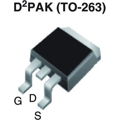 Vishay-IRF630SPBF MOSFETs Trans MOSFET N-CH 200V 9A 3-Pin(2+Tab) D2PAK