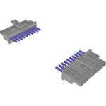 Cable Assembly 0.203m Power to Power 10 to 10 POS SKT-SKT Crimp-Crimp 24AWG