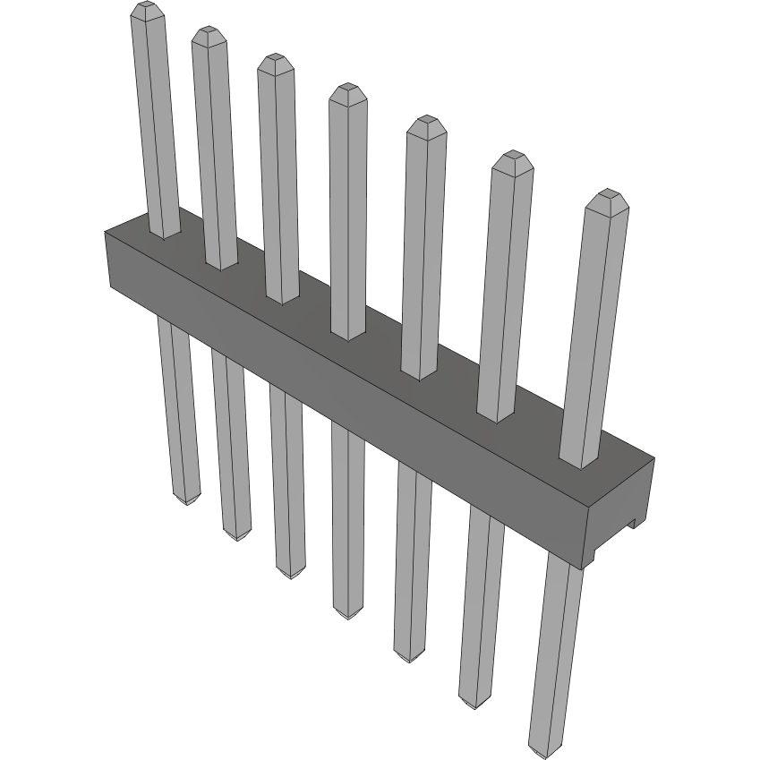 Samtec-MTMM-107-09-T-S-215 Steckverbinderleisten und Leiterplattenbuchsen Conn Unshrouded Header HDR 7 POS 2mm Solder ST Top Entry Thru-Hole Bulk