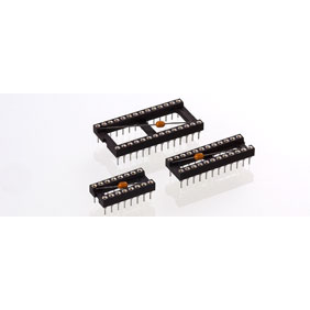 PRECI-DIP SA-110-83-640-41-801101 Steckverbinder, Buchsen Conn DIP Socket SKT 40 POS 2.54mm Solder ST Thru-Hole Box