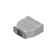 CONEC Elektronische Bauelemente GmbH-165X10829X Backshells Hood 2 Shell Size Nickel Zinc Die Cast