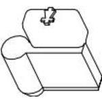 Connector Accessories Key Straight Nylon Red