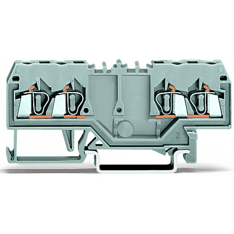 WAGO-280-826 Blocchi terminali connettore Conn Terminal Block F 4 POS ST DIN Rail 24A Box