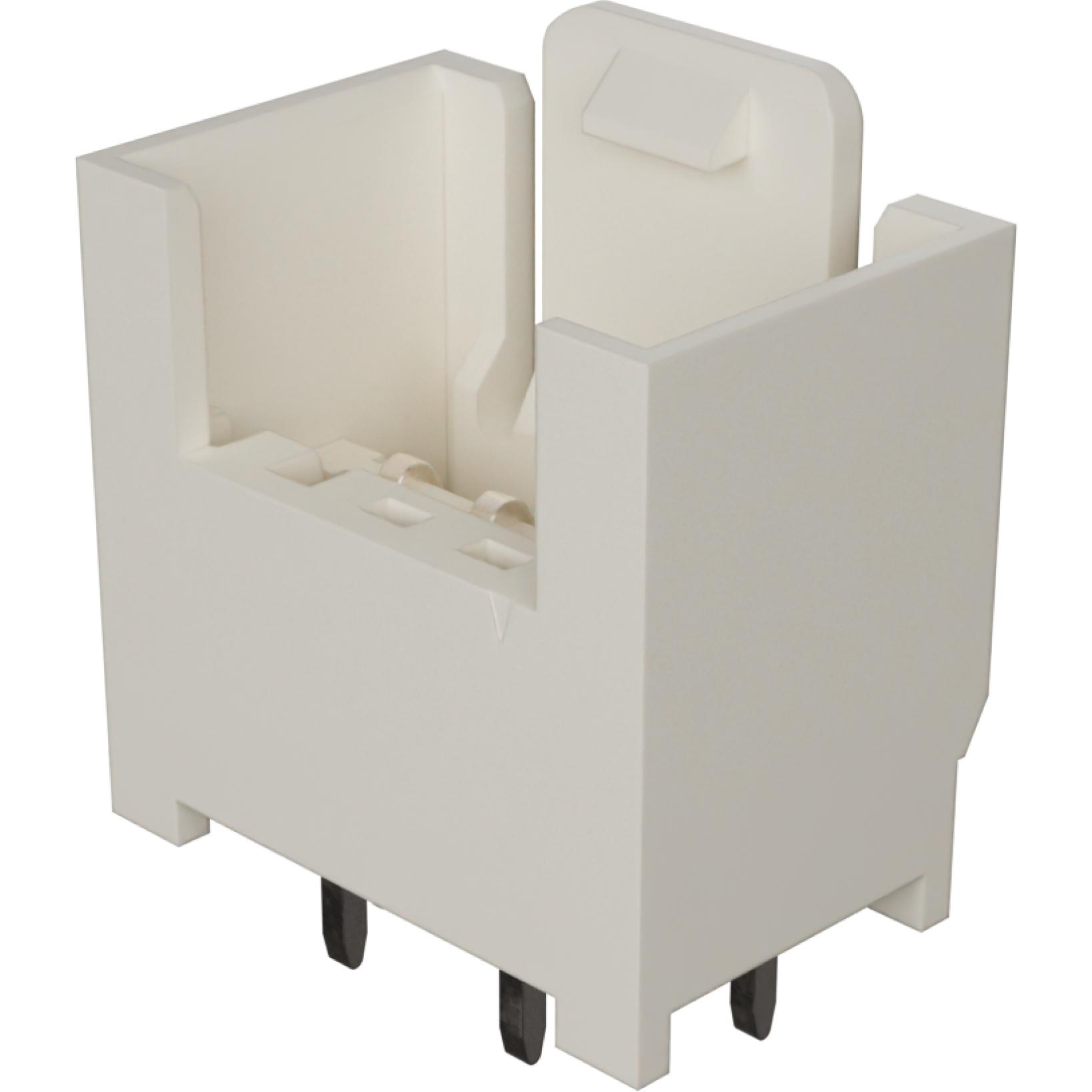 Molex-0930700601 连接器插头及 PCB 插座 Conn Wire to Board HDR 4 POS 2.5mm Solder ST Top Entry Thru-Hole Carton