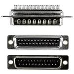 Conn D-Sub PIN 25 POS 1.39mm Solder Cup ST Panel Mount 25 Terminal 1 Port