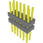 Conn Board Stacker HDR 12 POS 2.54mm Solder ST Top Entry Thru-Hole Bulk