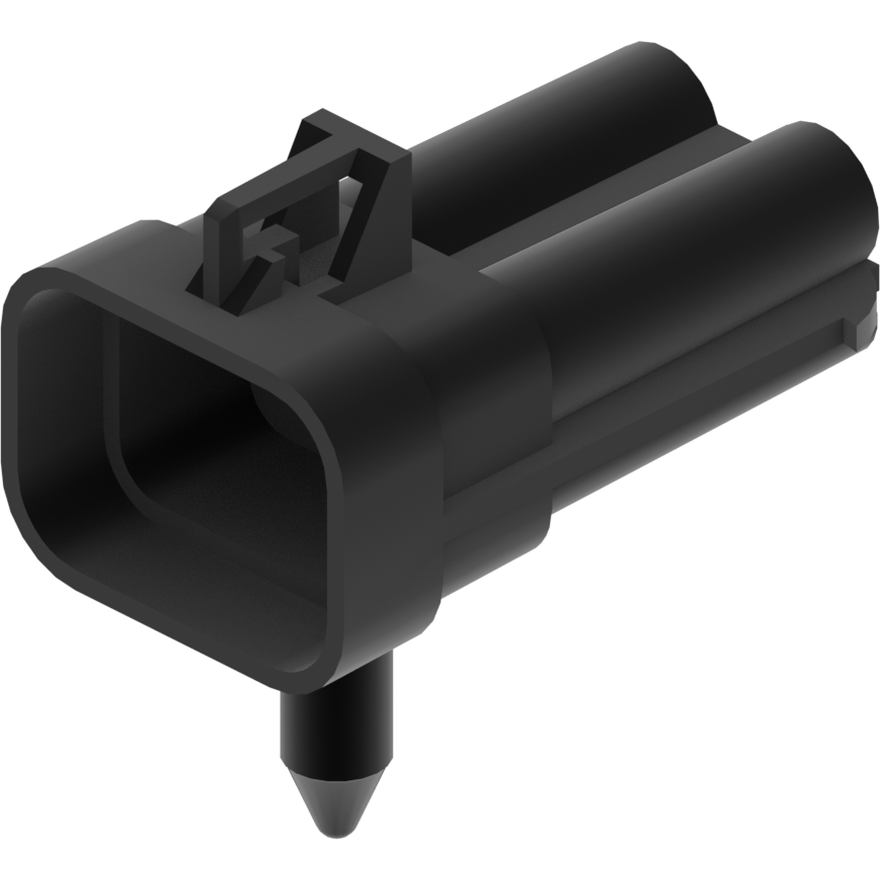 Delphi-12066260 分立接线罩连接器 Conn Housing M 7 POS Crimp Cable Mount Black