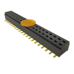 Conn Micro Socket Strip SKT 40 POS 1mm Solder ST SMD T/R