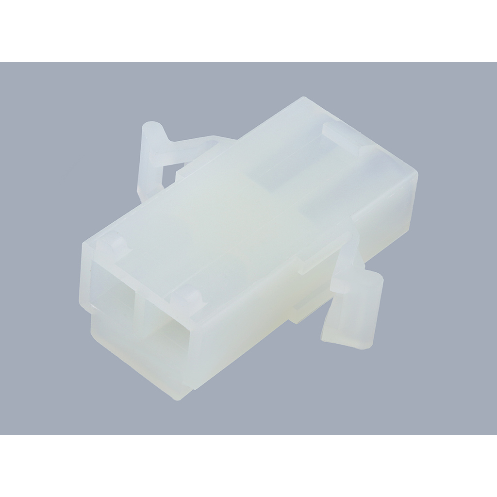 Molex-0019092028 Einzeladersteckverbinder, Gehäuse Conn Housing PL 2 POS 6.7mm Crimp ST Panel Mount Natural Bag