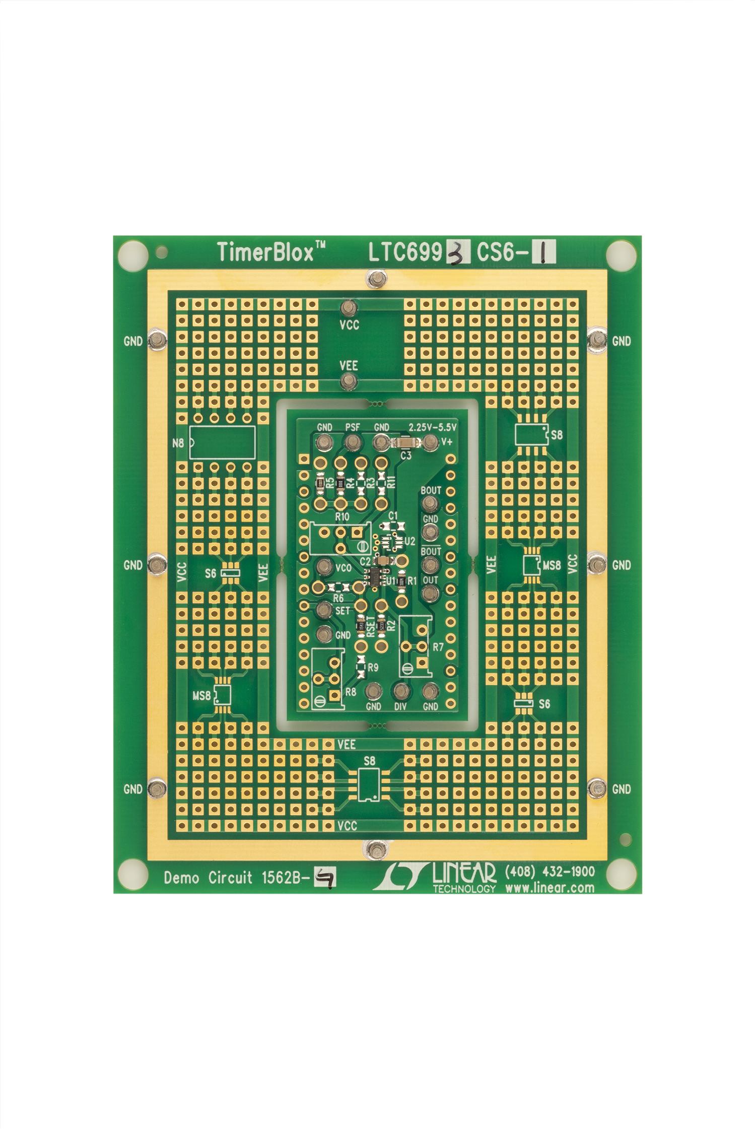 Analog Devices-DC1562B-G 开发套件和工具 DC1562B-G Analog Devices Development Kits & Tools Demonstration Circuit LTC6993-1 Demo Board 100ms Rising Edge - Arrow.com