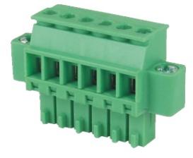 Amphenol-TS03315C0000G Connector Terminal Blocks Conn Terminal Block F 3 POS 3.81mm Screw ST Cable Mount 8A