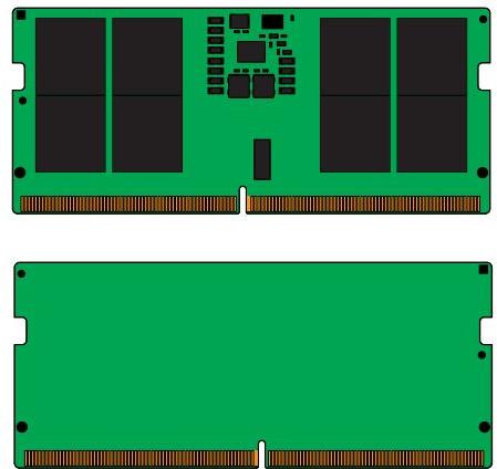 Kingston Technology-KVR64V52BS8-16 Memory Modules DRAM Module DDR5 SDRAM 16Gbyte 262CSODIMM