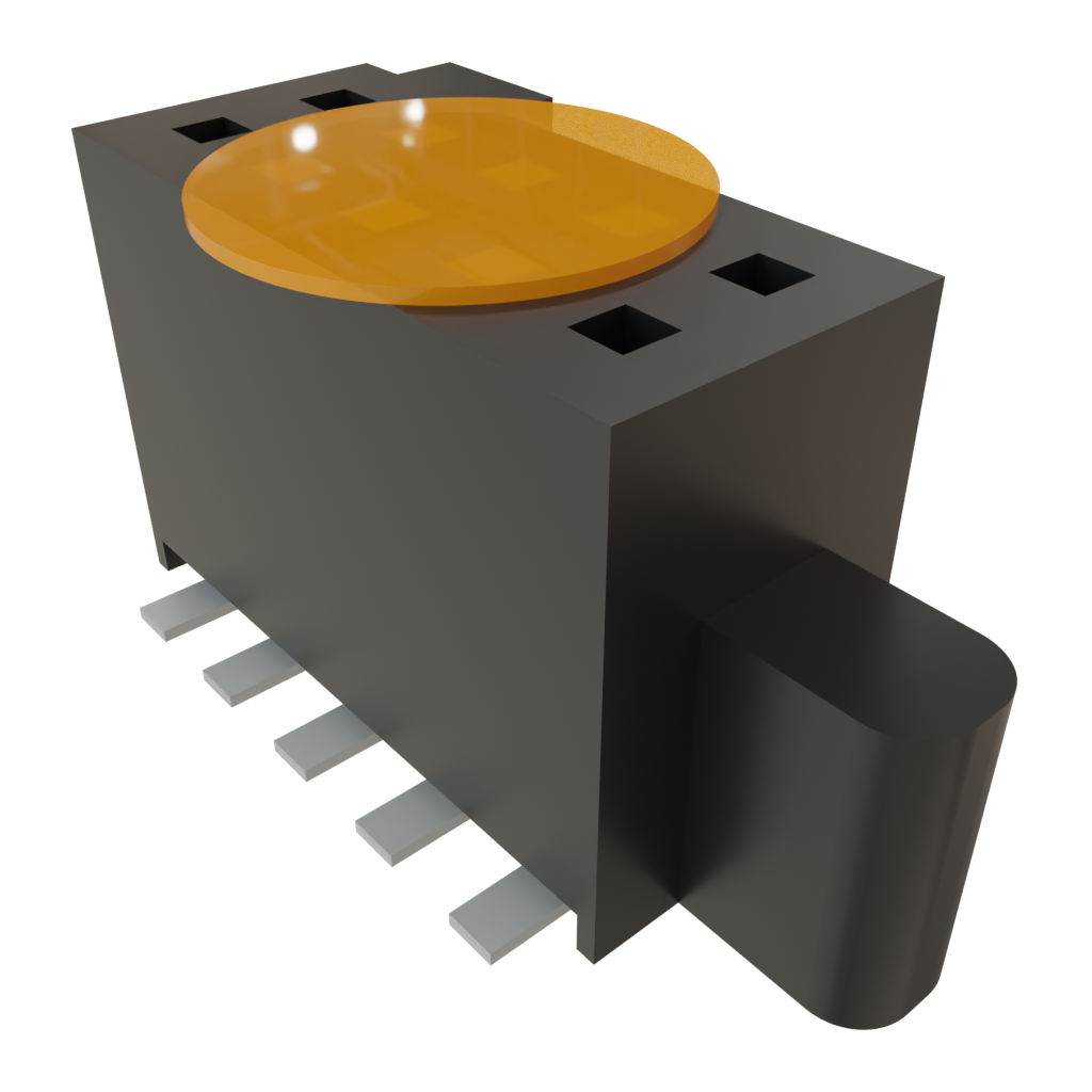 Samtec-SFM-105-02-S-D-K-TR Connector Headers and PCB Receptacles Conn Socket Strip SKT 10 POS 1.27mm Solder ST Top Entry SMD TIGER EYE™ T/R