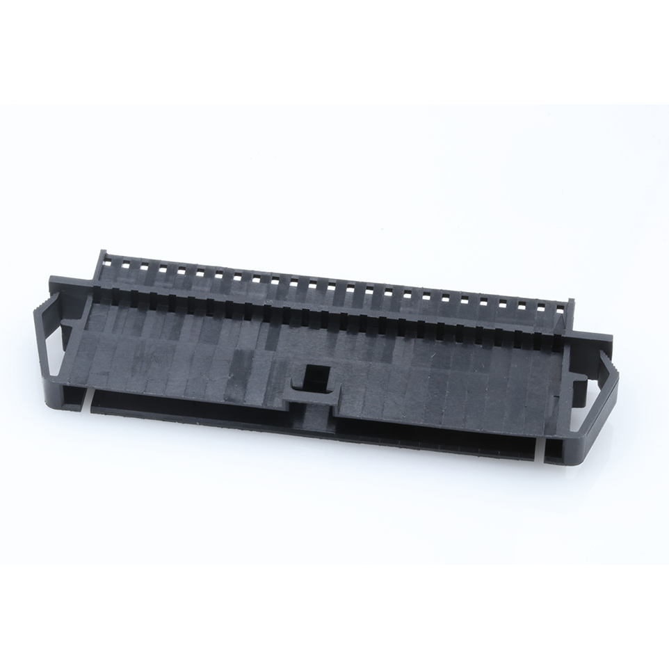 Molex-70107-0059 Einzeladersteckverbinder, Gehäuse Conn Housing M 25 POS 2.54mm Crimp ST Panel Mount Black SL™ Bag