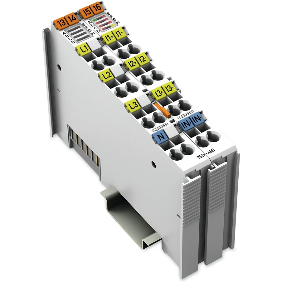 WAGO-750-495 null 3-Phase Power Measurement Module (690V/1A)