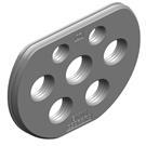 Delphi-33265965 Custodia filo connettore dedicato 7 Way Block Seal Grey Cable Seal Type Multi