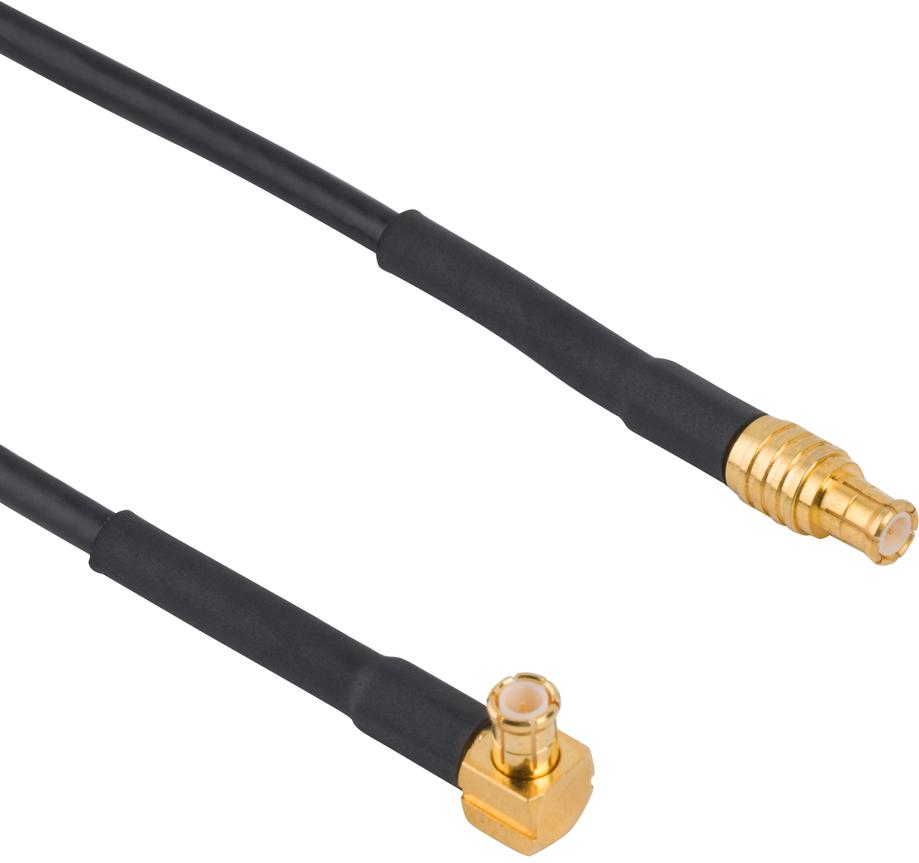 Amphenol RF-095-900-546M025 Cable Assembly Coaxial Cable Assembly Coaxial 0.25m MCX to MCX PL-PL Bag