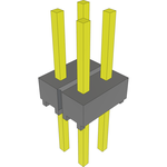 Conn Unshrouded Header HDR 4 POS 2.54mm Solder ST Top Entry Thru-Hole Bulk