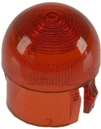 Visual Communications-4341 Optische Linsen Dome Optical Lens Red Polycarbonate Bag