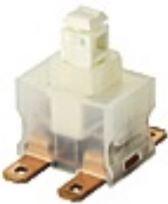 Marquardt Switches-1682.3101 Bouton commutateur poussoir Switch Push Button ON OFF DPST Square Plunger 12A 250VAC 372.85VA Quick Connect