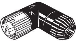 Omron-XS5C-D4C2 圆形连接器 Conn M12 Circular SKT 4 POS Crimp RA Cable Mount 4 Terminal 1 Port