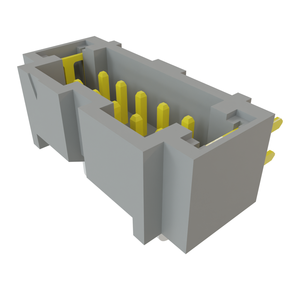 Samtec-T2M-105-01-L-D-RA-WT Connector Headers and PCB Receptacles Conn Shrouded Header HDR 10 POS 2mm Solder RA Side Entry Thru-Hole Tube