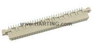HARTING-09022642824 Steckverbinder, Mutterplatine Conn DIN 41612 F 64 POS 2.54mm Solder ST Thru-Hole Box