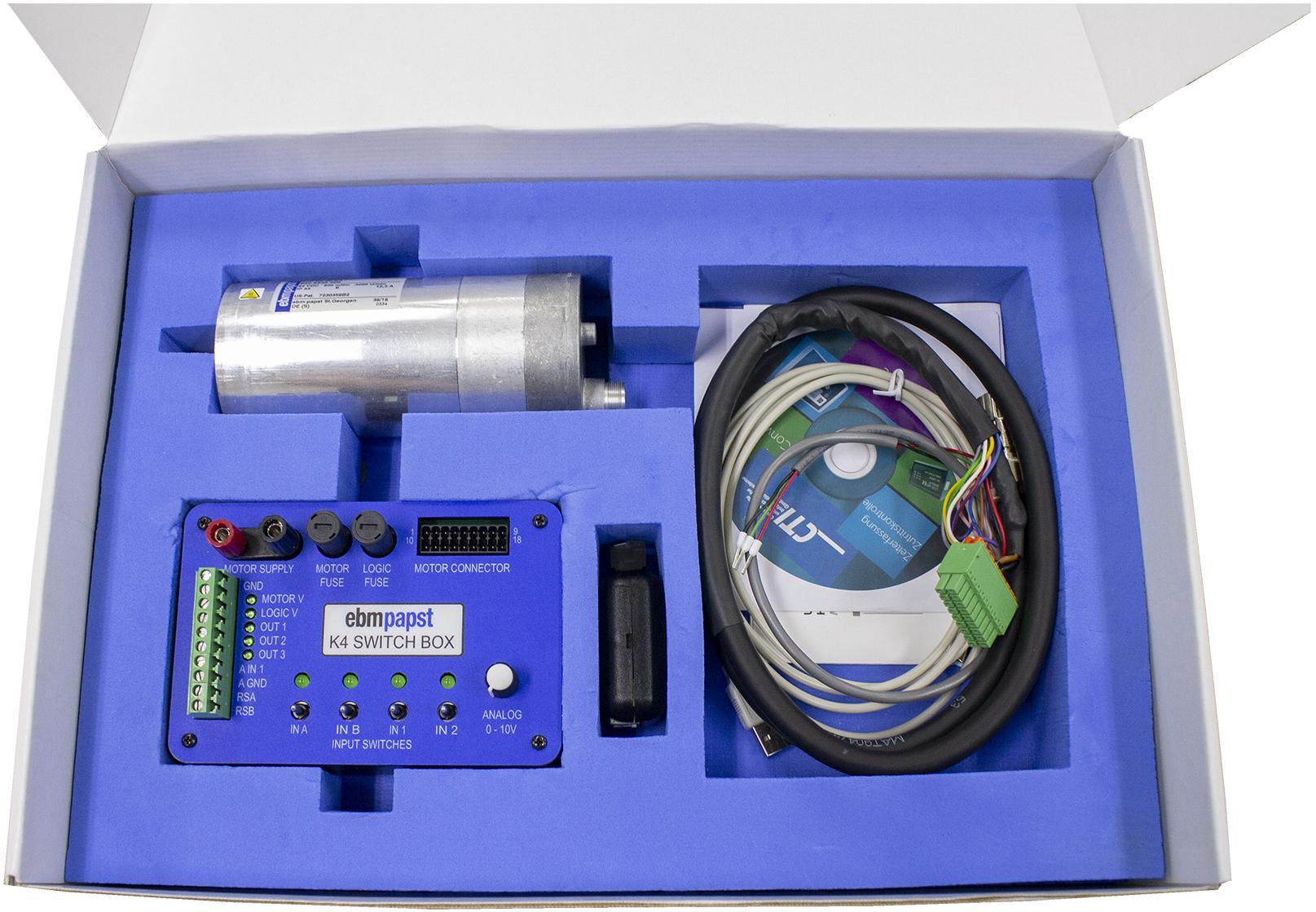 ebm-papst-HX0K-024-000-02 Herramientas y kits de desarrollo ECI-63.40/VDC-3-49.15 Brushless DC Motor Development Kit