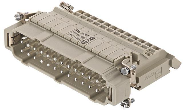 HARTING Technology Group-09330244625 Connector Terminal Blocks Conn Terminal Block M 24 POS Screw Cable Mount 16A