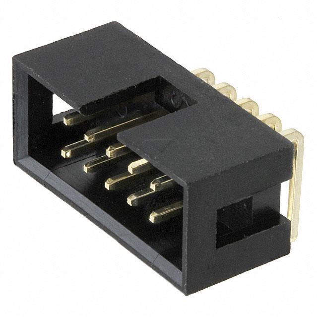 CnC Tech, LLC-3020-10-0200-00 Cabezales del conector y receptáculos PCB Conn Shrouded Header HDR 10 POS 2.54mm Solder RA Thru-Hole