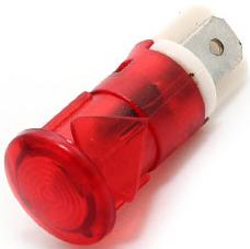 Mallory Sonalert Products-FL1P-12QJ-1-R12V Panel Mount Indicators LED Panel Mount Indicator Uni-Color Red 1500mcd 2-Pin Bulk