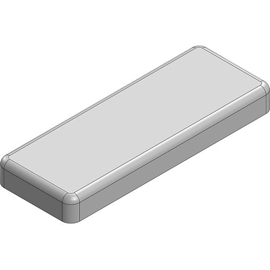 Masach Tech-MS466-10S null 46.6 x 17.3 x 5mm One-piece Drawn-Seamless RF Shield/EMI Shield (CRS)