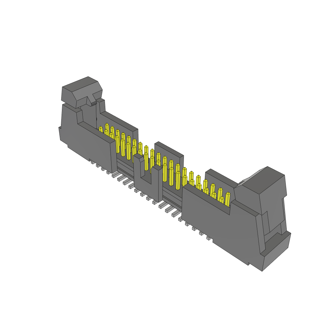 Samtec-FTSH-120-01-L-DV-EJ-K-TR Embases de raccordement et réceptacles PCB Conn Ejector Header HDR 40 POS 1.27mm Solder ST Top Entry SMD TIGER CLAW™ T/R