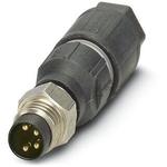 Connector, 4-position, Plug Straight M8