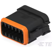 TE Connectivity-DT06-12SA-EP08 Einzeladersteckverbinder, Gehäuse Conn Housing PL 12 POS Crimp ST Cable Mount Black Package