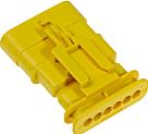 Molex-34899-6011 Einzeladersteckverbinder, Gehäuse Conn Housing M 6 POS 4mm Crimp ST Cable Mount Yellow MXP120™ Bag