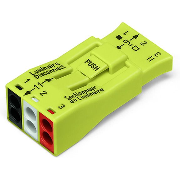 WAGO-873-903 Gaine de câblage de raccordement discret Conn Housing RCP 3 POS Crimp ST Cable Mount Box