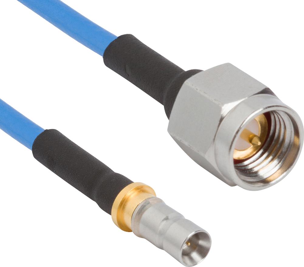 Amphenol-7032-7840 Kabelbaugruppen Koaxial Cable Assembly T-FLEX 405 0.304m SMPM to SMA M-M Bag