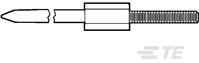 TE Connectivity-533082-1 Contacto del conector Contact PIN Screw ST Panel Mount Package