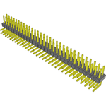 Conn Unshrouded Header HDR 62 POS 2.54mm Solder RA Side Entry Thru-Hole Bulk