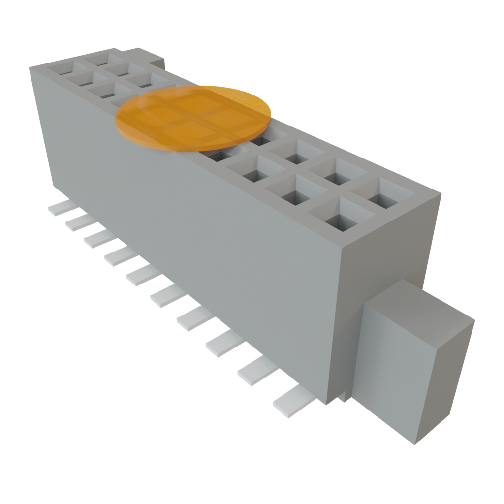 Samtec-SFC-110-T2-F-D-K-TR Piastre connettori e prese PCB Conn Socket Strip SKT 20 POS 1.27mm Solder ST Top Entry SMD T/R